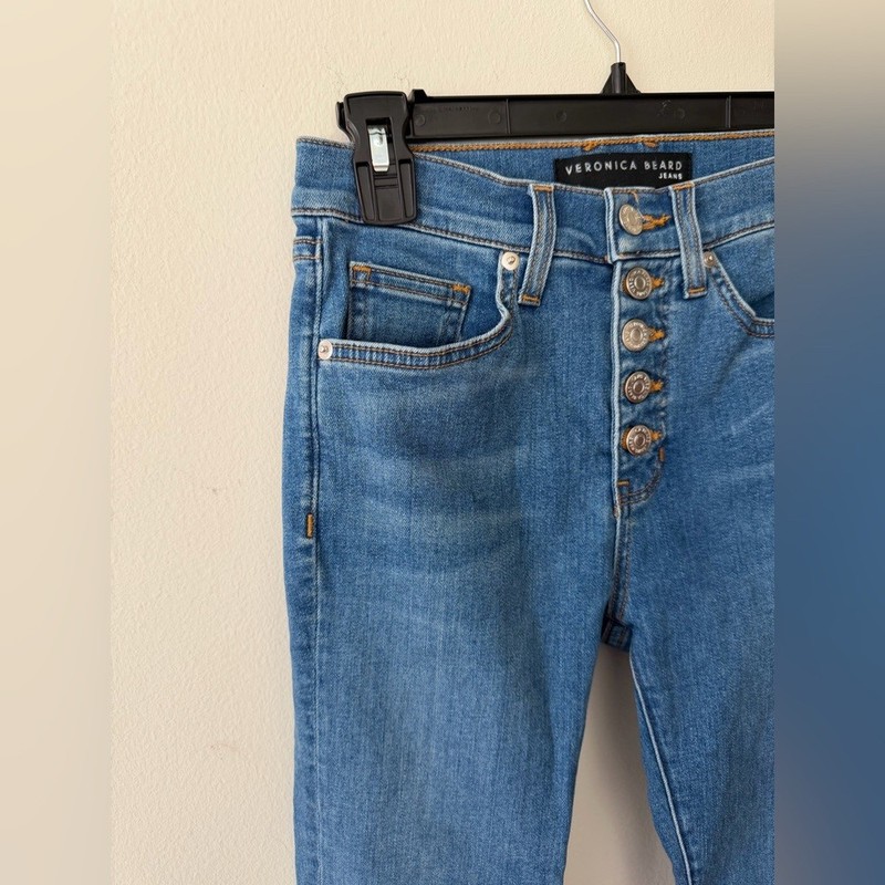 Veronica Beard Carolyn Baby Boot High-Rise Jeans 👖💙Size: 25 gallery