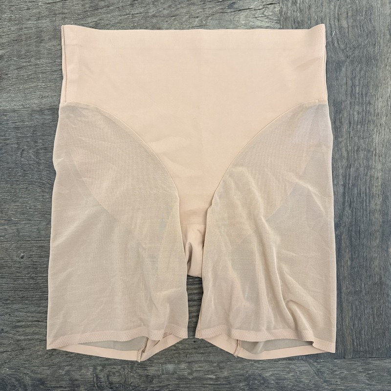 SHAPERMINT Compression Shorts High Waisted Women Mesh Body Shaper Shorts Large