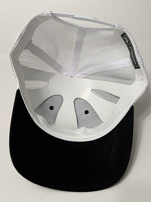 Snap-On Leather Patch Richardson 112 Hat Black/White NWT Mesh Back Trucker Cap gallery