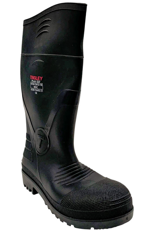Tingley Pilot G2 Safety Toe Knee Boot Black