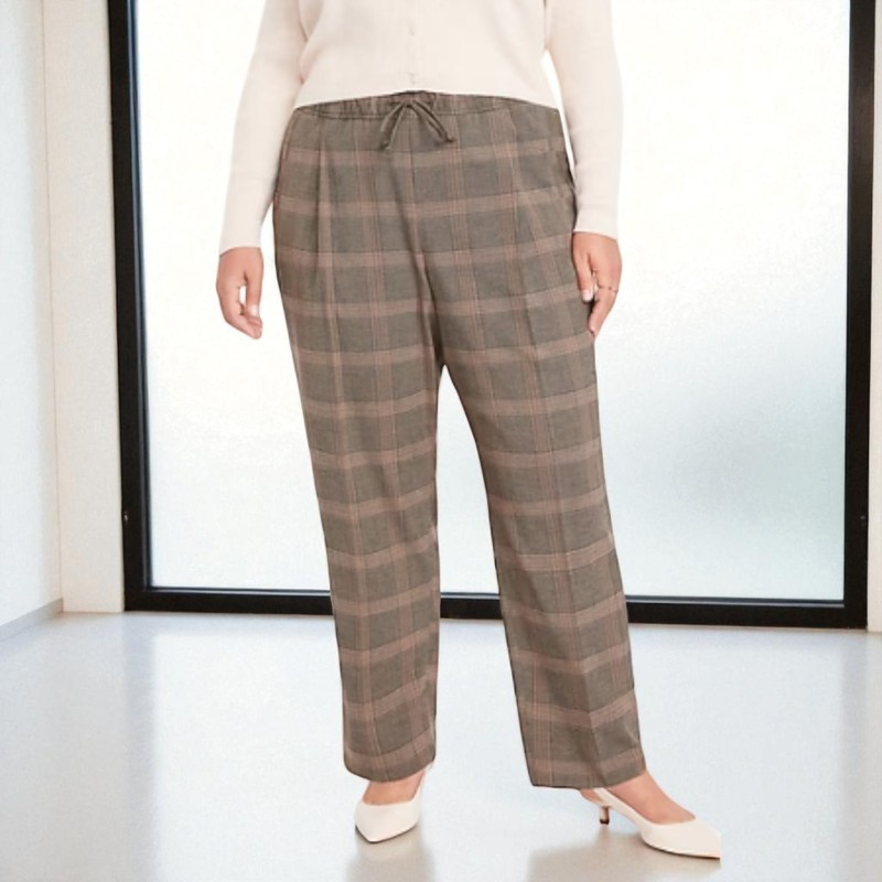 Old Navy High-Waisted Billie Straight Plaid Ankle Pants NWT #798037 XS to XXL gallery