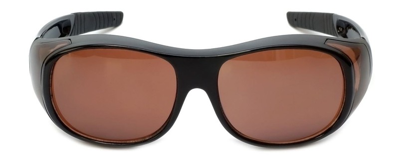 Calabria 7659 Drivers FitOver Sunglasses with Copper Lens Large Size