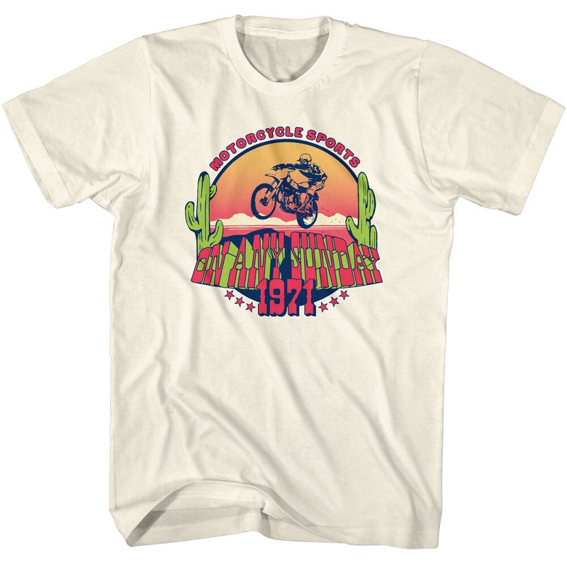 Bruce Brown Motorcycle Sports On Any Sunday 1971 Men’s T Shirt