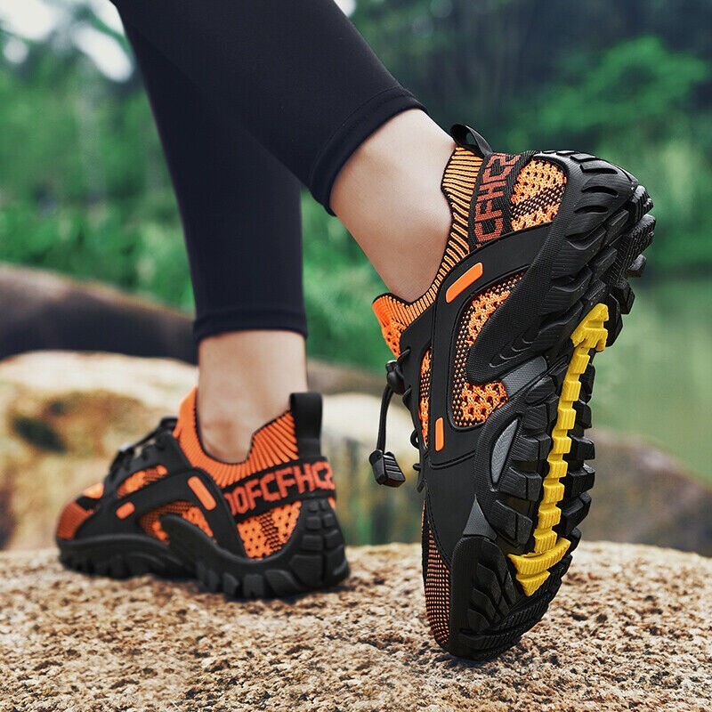 Mens Waterproof Quick Dry Athletic Non-slip Hiking Sports Shoes Outdoor Sneakers gallery