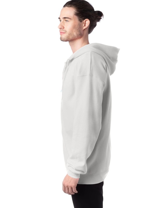 Hanes Full-Zip Hoodie Sweatshirt Ultimate Men's Heavyweight Hood Fleece sz S-3XL gallery