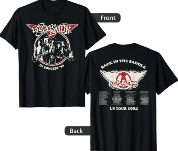 Aerosmith – Back In The Saddle 1984 Tour T-Shirt
