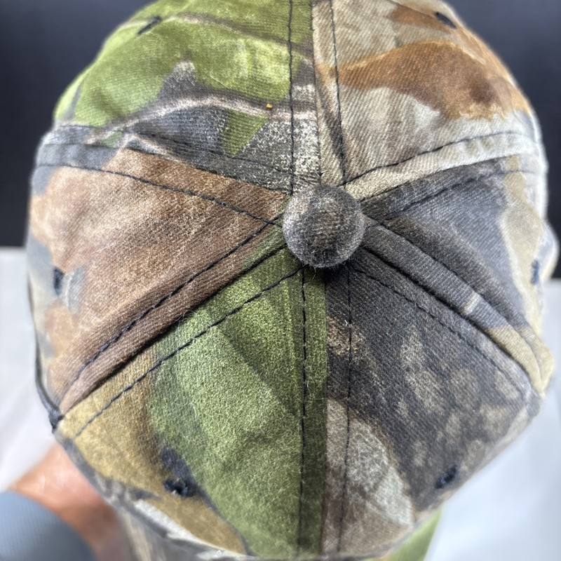 Team Realtree mens cap hat camouflage brown adjustable one size Signatures gallery