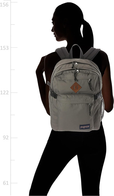 Graphite Grey Main Campus Backpack with 15" Laptop Sleeve & Water Bottle Pockets gallery