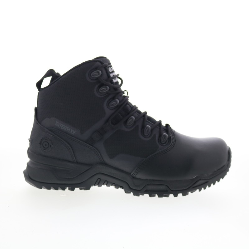 Original Swat Alpha Fury 6′ Polishable Toe Side-Zip WP Mens Black Boots