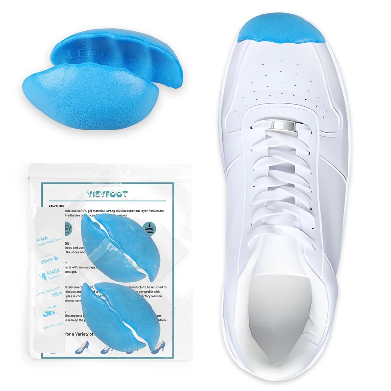 Shoe Filler for Too Big Shoes, Inserts to Make Shoes Smaller, Toe Filler Cush