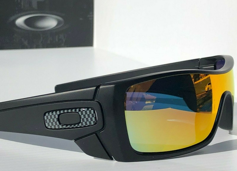 Oakley BATWOLF Black CARBON FIBER Icon POLARIZED Galaxy RUBY lens Sunglass 9101 gallery