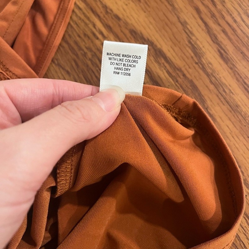 Zenana Burnt Orange Tank Top - Size Small gallery