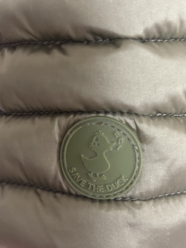 Save the Duck vest green zip ultra light water repellent pockets hiking XL gallery