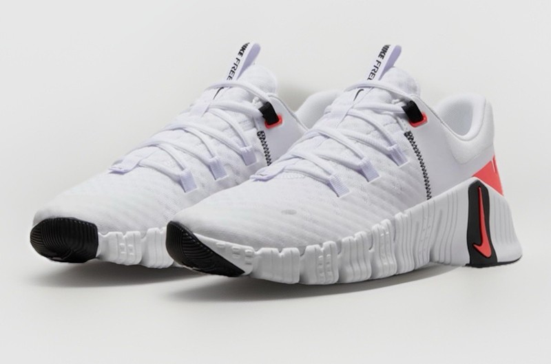 Men’s US Size 9 – Nike Free Metcon 5 White Bright Crimson – Brand New!