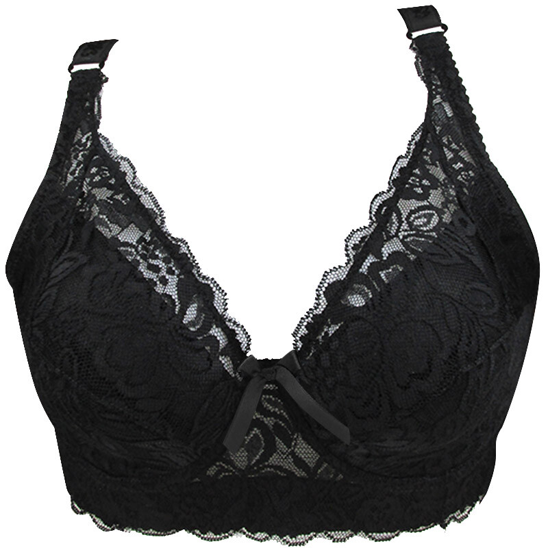 Women Lace Bralette Bra Plus Size A B C D DD E F 34 36 38 40 42 44 Sexy Lingerie