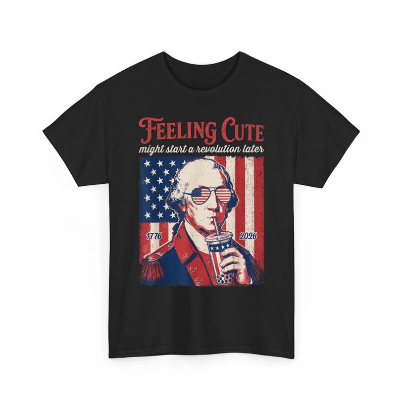 Feeling Cute Might Start a Revolution Washington Boba Tea Unisex T-Shirt