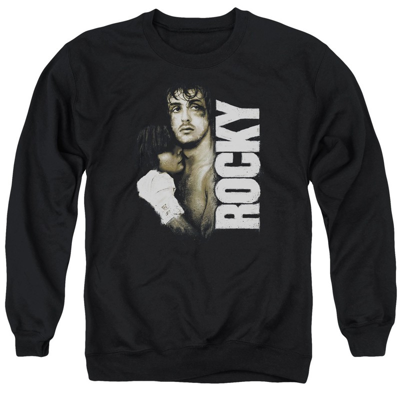 ROCKY PAINTED ROCKY Licensed Adult Pullover Crewneck Sweatshirt SM-3XL