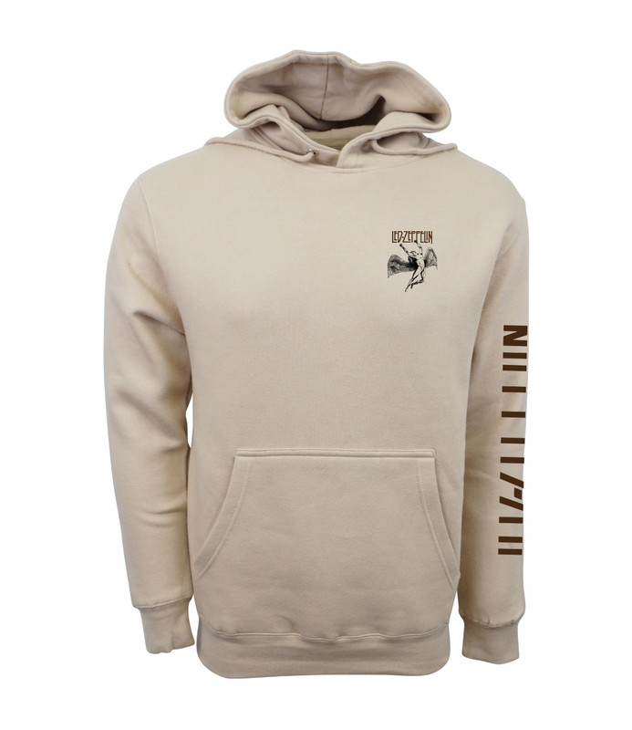 LED ZEPPELIN ZOSO PREMIUM PULLOVER HOODIE SAND gallery