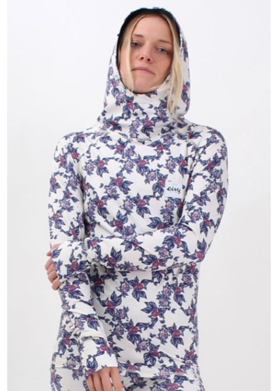 Eivy Icecold Hoodie Base Layer Top M Floral Ski Snowboard FABdry Sweden