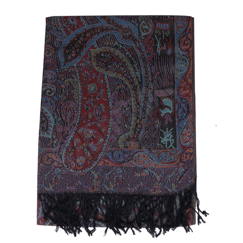 Women’s Paisley Pattern Pashmina Shawl Scarf Colorful Luxury Wrap