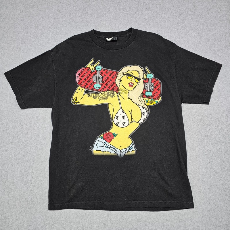 Famous Stars & Straps MANNY SANTIAGO Mens Skateboard T-Shirt Size XL MSA Skate gallery