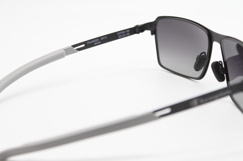NEW CHAMPION CFITS01 C01 BLACK GREY POLARIZED AUTHENTIC SUNGLASSES 58-15 gallery