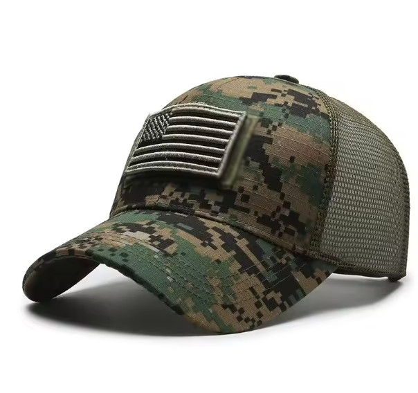 Vintage Mesh Baseball Cap Adjustable Breathable Outdoor Sun Hat Unisex gallery