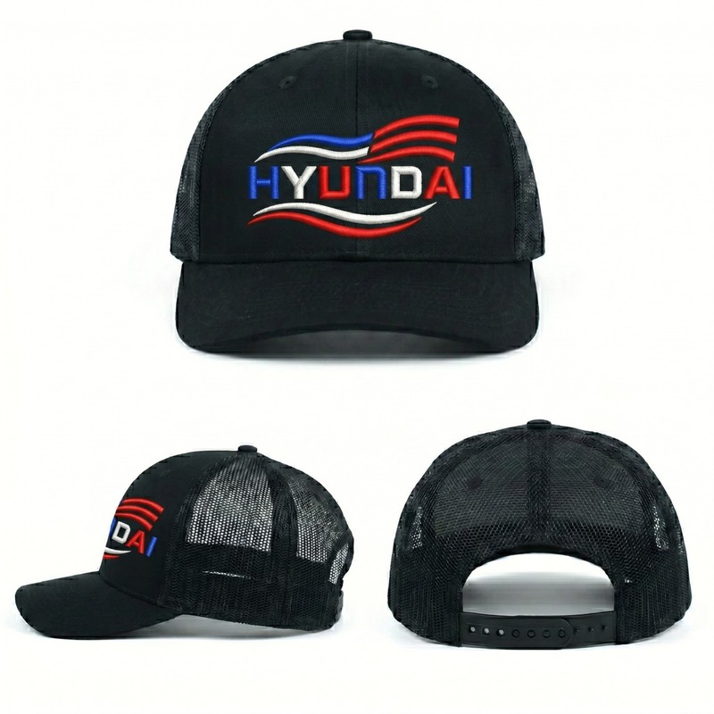 Hyundai Embroidery 4th of July USA RICHARDSON 112 Trucker Snapback Hat