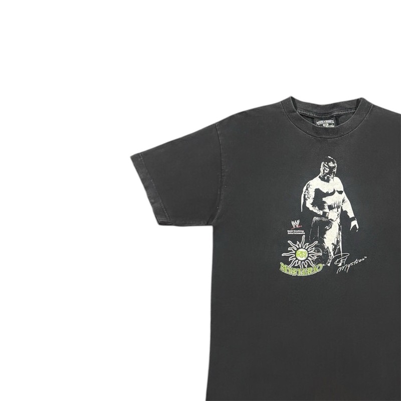 Vintage 2002 WWE Rey Mysterio Wrestling T Shirt Size Medium gallery