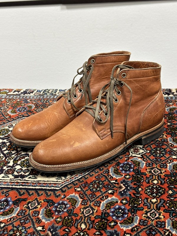 🤩Viberg 2030 Sevice Boots Men’s Tan 9.5 US / 42.5 EU 8.5 UK🤩Excellent