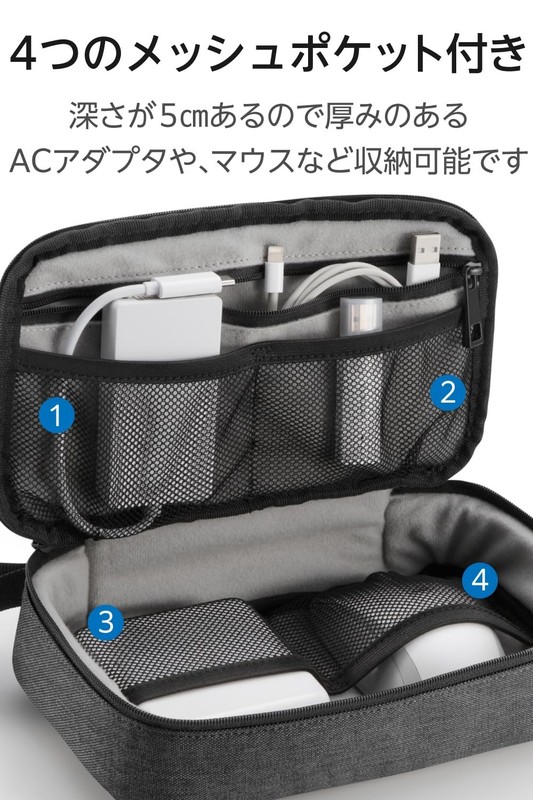 Travel pouch black BMA-F01XBK gallery