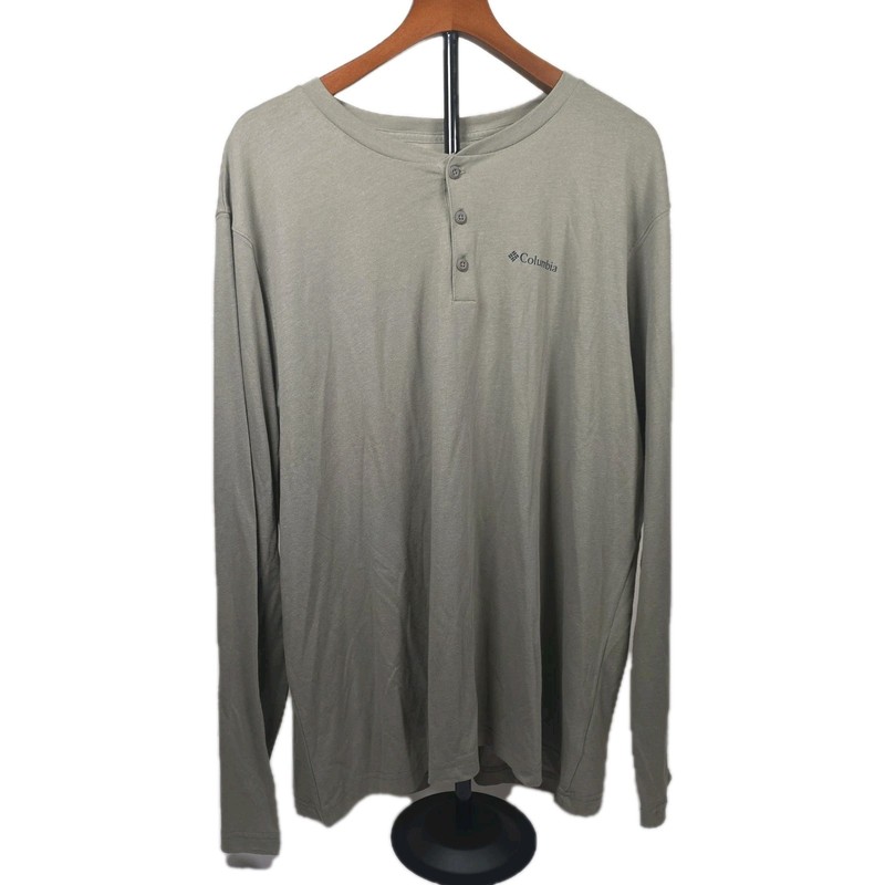 Columbia Omni-Wick Advanced Evaporation Light Green Long Sleeve Shirt 2XL/2TG