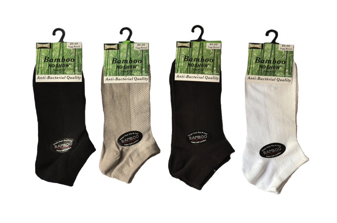 Bamboo No Show Socks Size 9-11 3 Pairs! 6 Pairs! 12 Pairs! 6 Colors!
