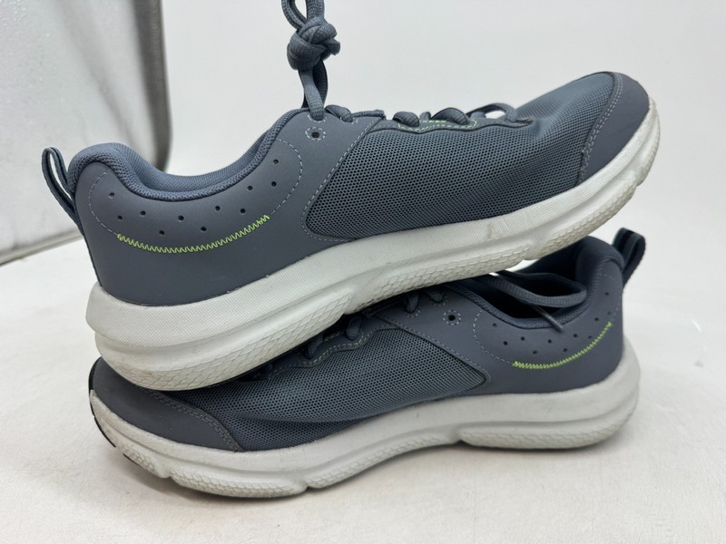 Under Armour Charged Assert 10 Sneakers Men's Gray Lace-Up Athletic Shoes - 10 gallery