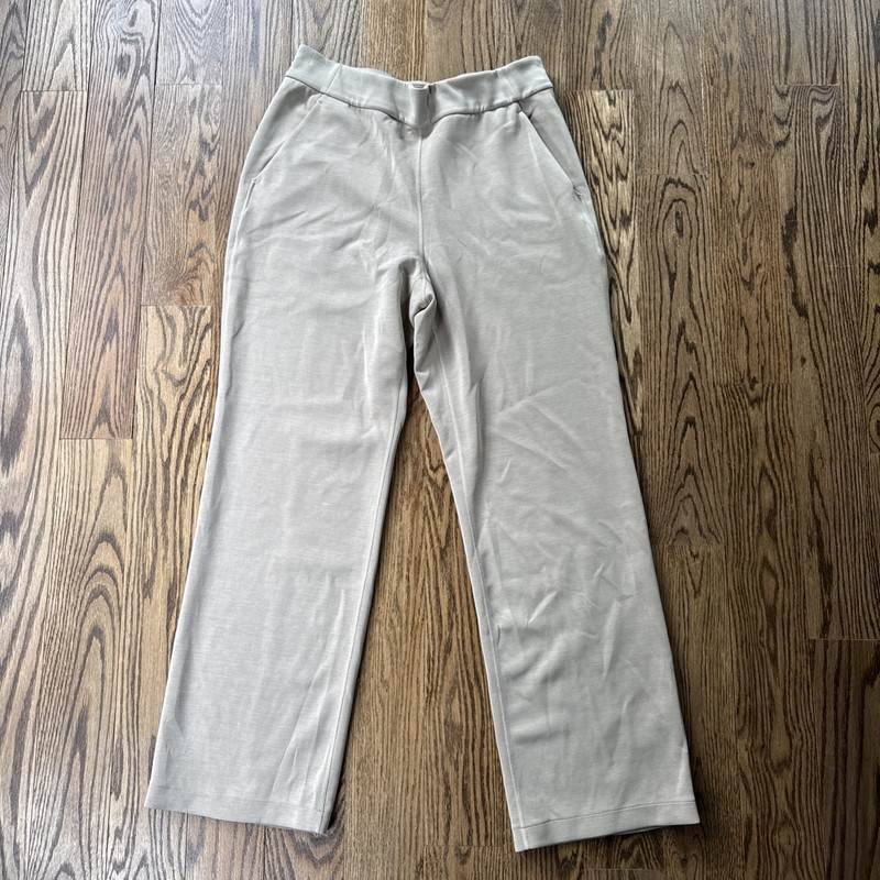 Lululemon Softstreme HR Straight Leg Pant Regular Size Large Taupe Pockets