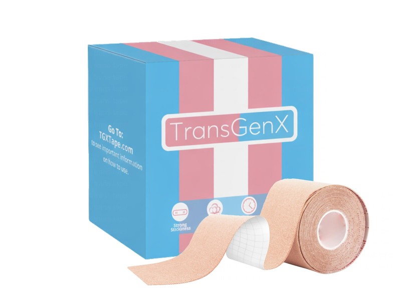 TransGenX Tape – Best Trans FTM Binder for 1 Count (Pack of 1), Multicolour