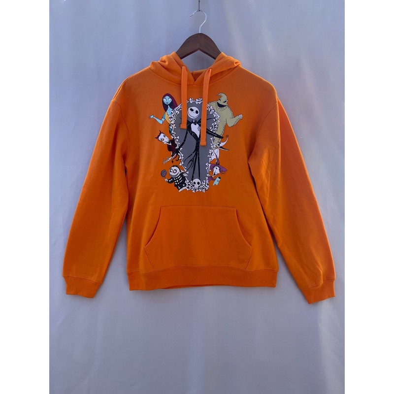 Disney Nightmare Before Christmas Orange Hoodie Jack Skellington Unisex L