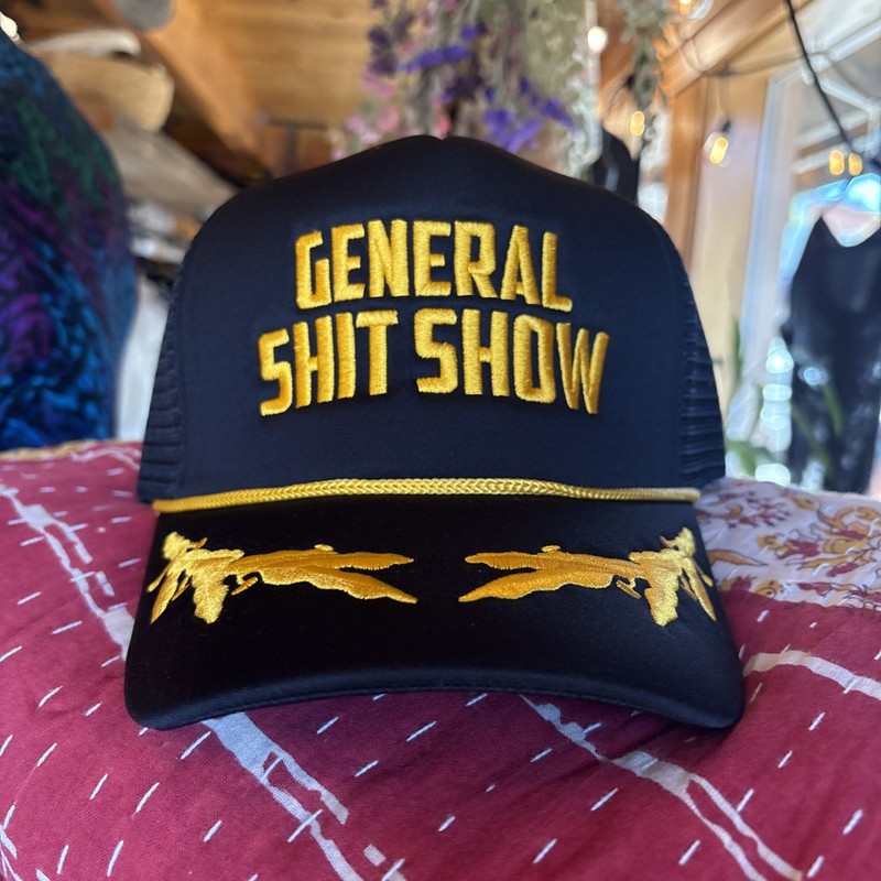 GENERAL Sh’&* SHOW HAT BLACK/ YELLOW