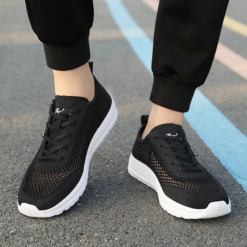 Summer Men's Casual Sports Shoes Breathable Mesh Comfy Gym Fitness Jogging Shoes gallery
