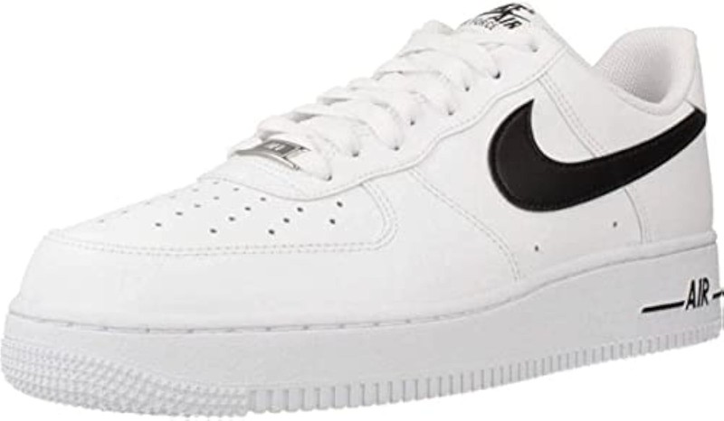 NIKE Men’s Low-Top Sneakers Basketball Shoe, Black White 100, 9.5 – White Black