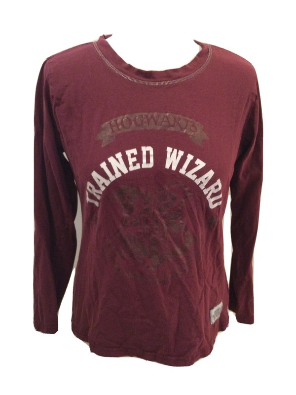Ladies Love to Lounge Harry Potter Trained Wizard Pyjama Top U.K. M 12-14
