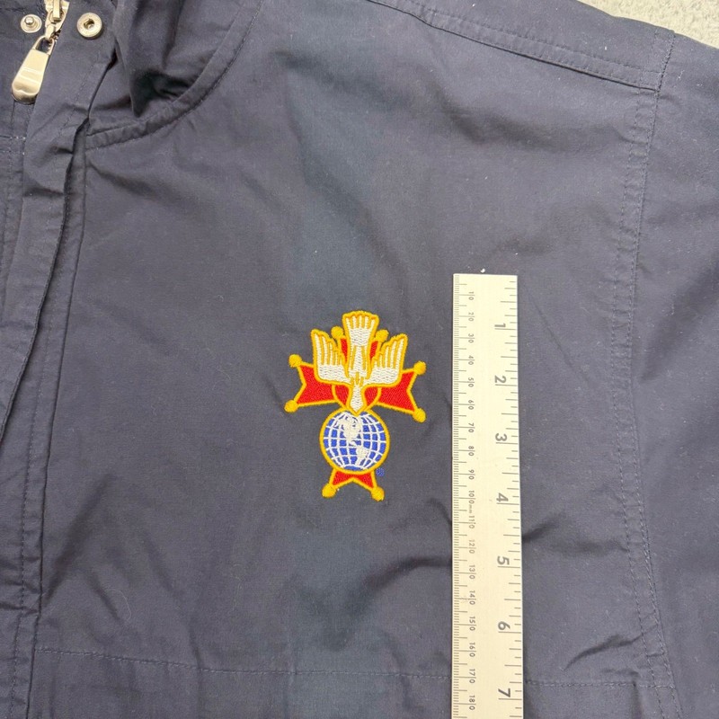 Devon & Jones Mens Large Knights of Columbus Windbreaker Jacket LKGREAPP4COL gallery