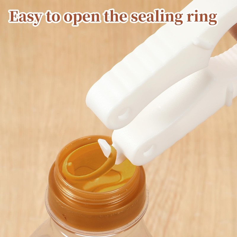 3Pcs Water Bottle Opener, Multifunctional Plastic One Size, Bule White Orange gallery