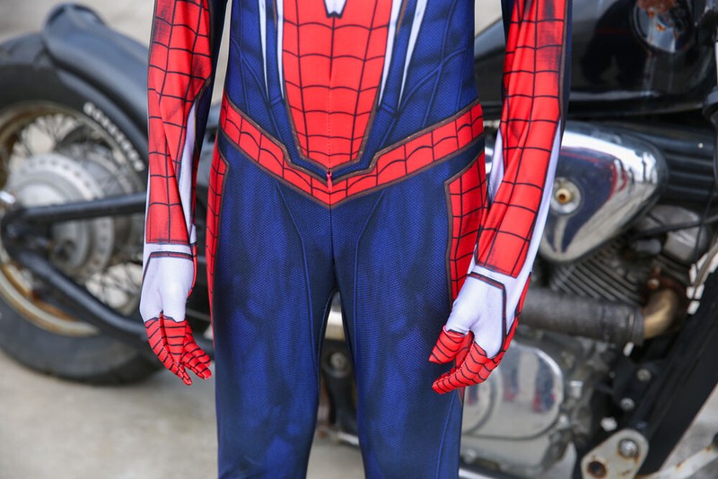 PS4 Spiderman Costume Tights Zentai Suit For Kids or Adult Cosplay Halloween gallery