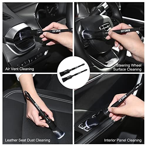 5pcs Car Detailing Brushes Set - Boars Hair Auto Car Detail Kit No 1 gallery