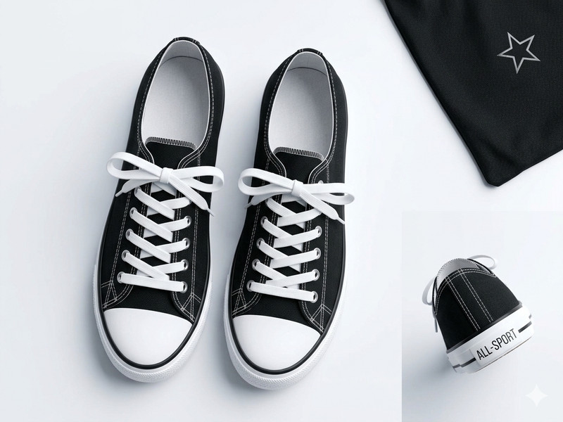Mens Canvas Sneakers Low Top Casual Classic All Sport Lace Up Tennis Flat