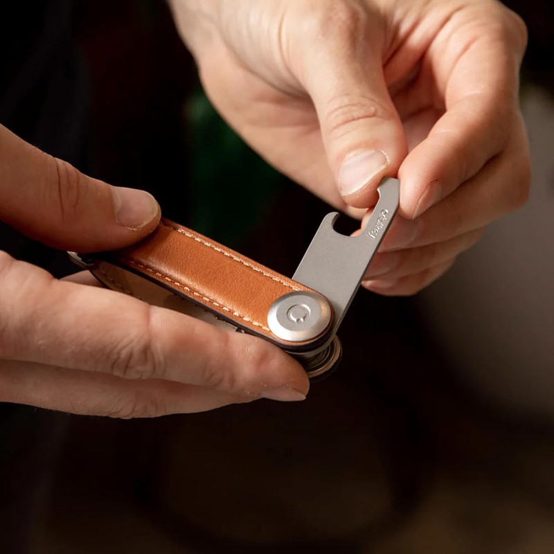 Orbitkey Bottle Opener for Key Organizer or Key Ring | Slim Profile Design, Easy gallery