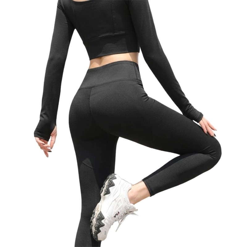 Women's Yoga Pants High Waisted Tummy Control Workout Gym Stretch Yoga Leggings gallery