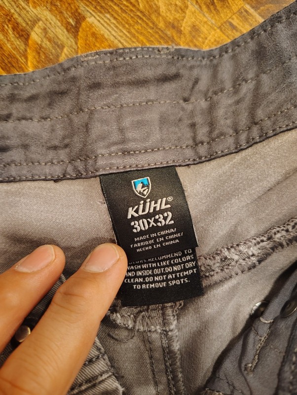 Kuhl Pants Mens 30x32 Rebel Light Green Patina Day Hiking Outdoor Canvas Work gallery