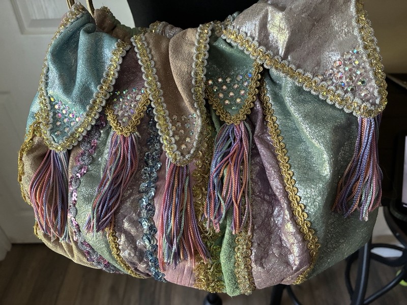 Stunning Rita Diana For Mylinka Handbag Multicolored Pastel Designs Vintage ￼￼￼ gallery